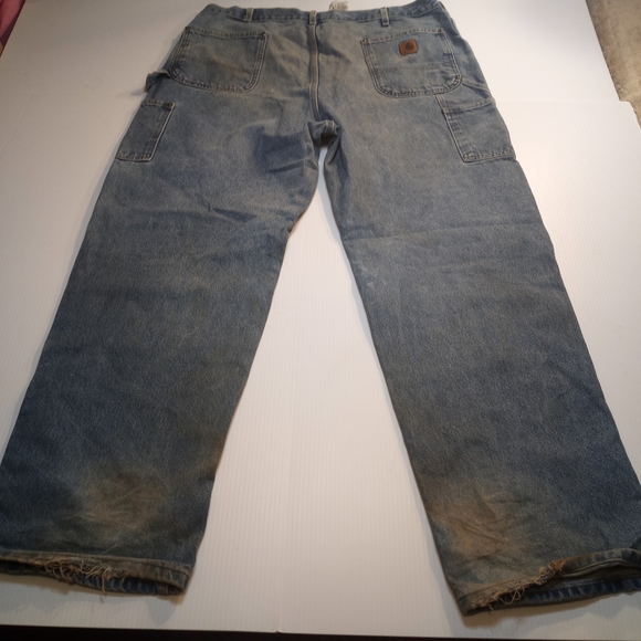 Carhartt Double knee Distressed Jeans Sz 42 - Picture 2 of 12